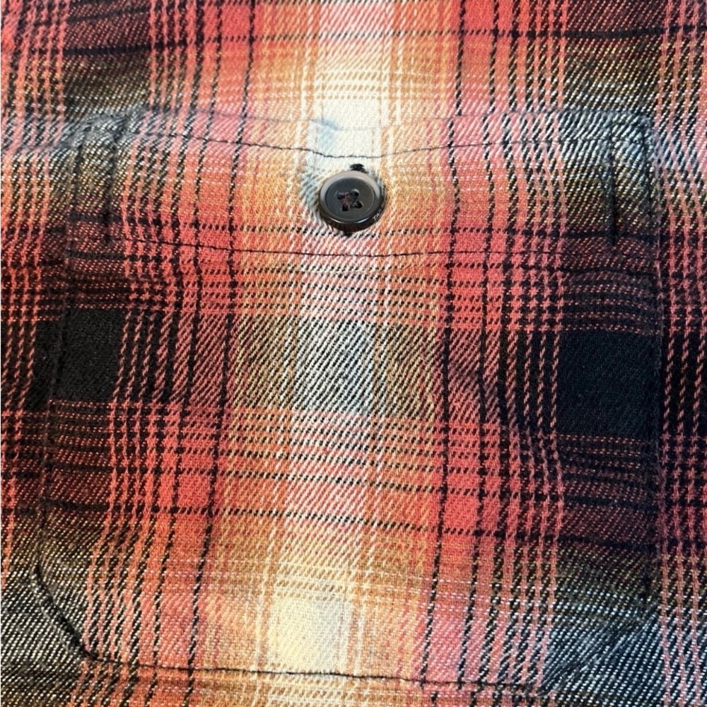 Tailor Vintage Luxe Performance Plaid Button Up Shirt Men S Condition Excellent - Picture 8 of 10